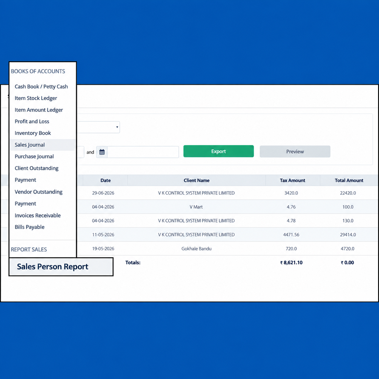 Sleek Bill GST Compatible Accounting