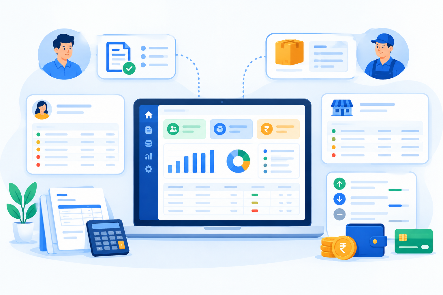 Sleek Bill GST reports e-invoice and e-way bill