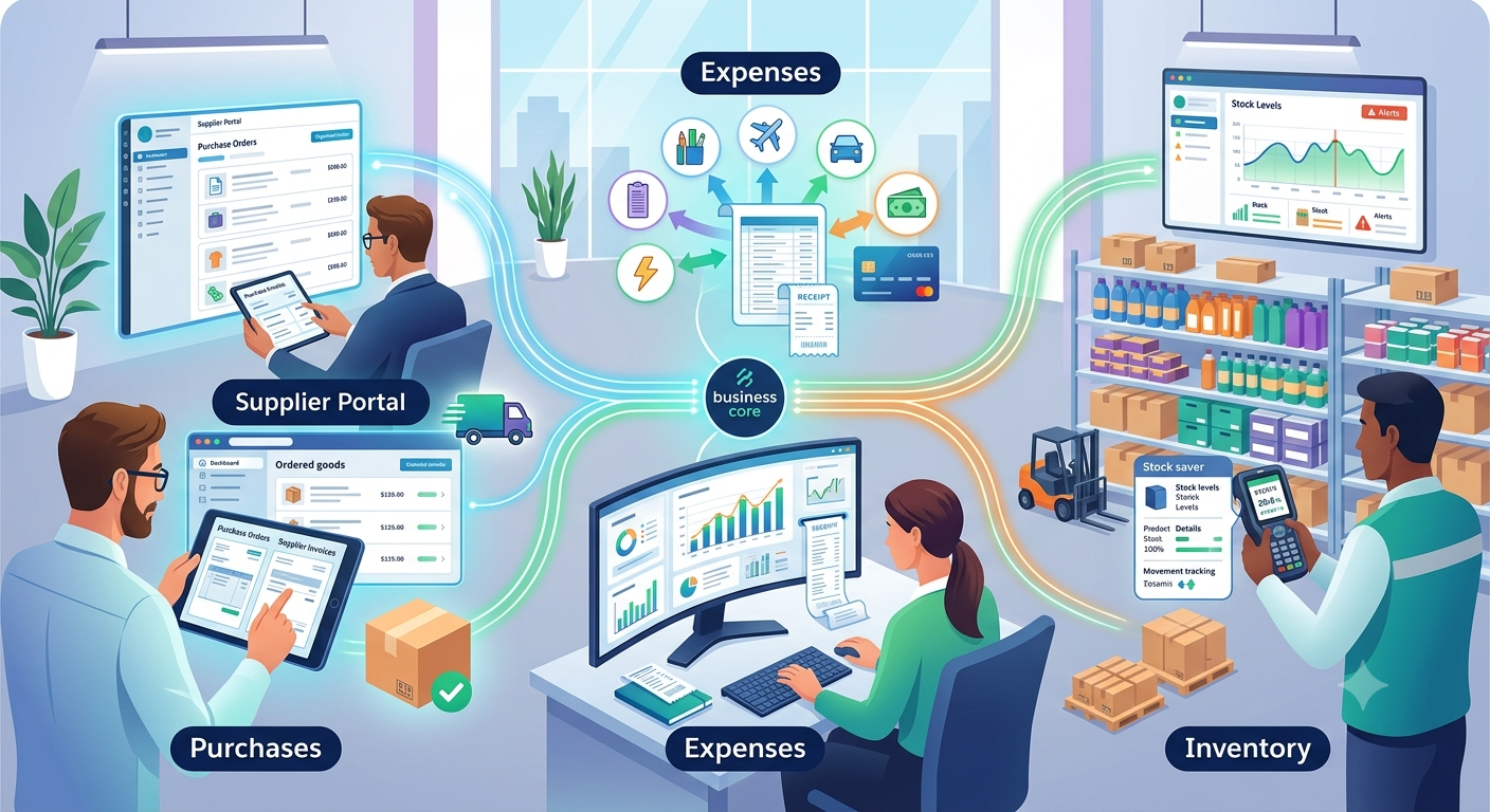 Sleek Bill purchase expense and inventory management