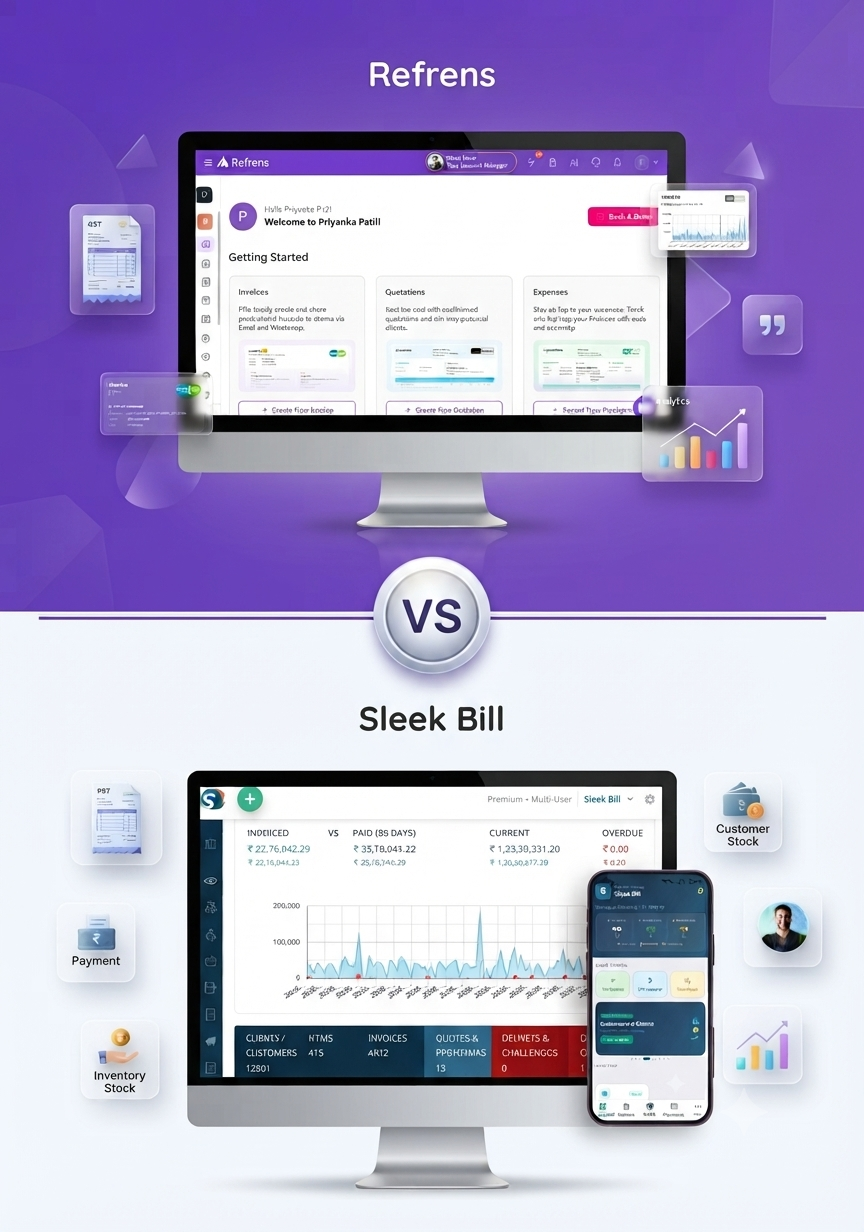 Sleek Bill vs Refrens